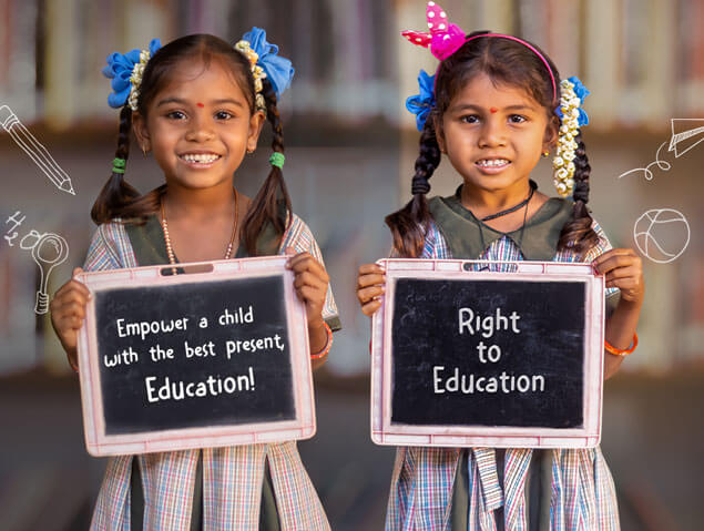 Let’s provide equal and quality education to the underprivileged