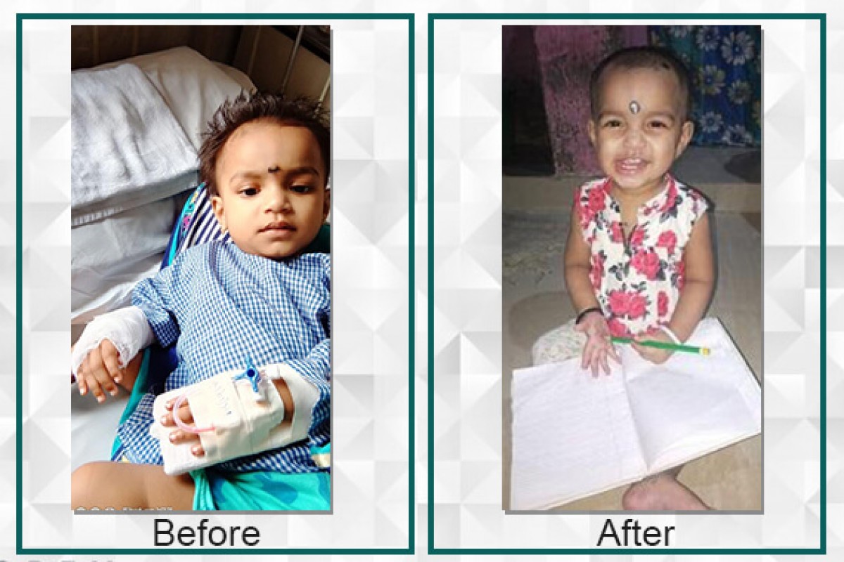 Pranjal’s parents are happy after all the funds were raised for Pranjal's surgery