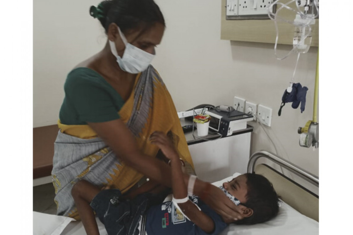 Subhadip, a 3-year-old boy is suffering from Pre B Acute Lymphoblastic leukaemia. Please support his treatment