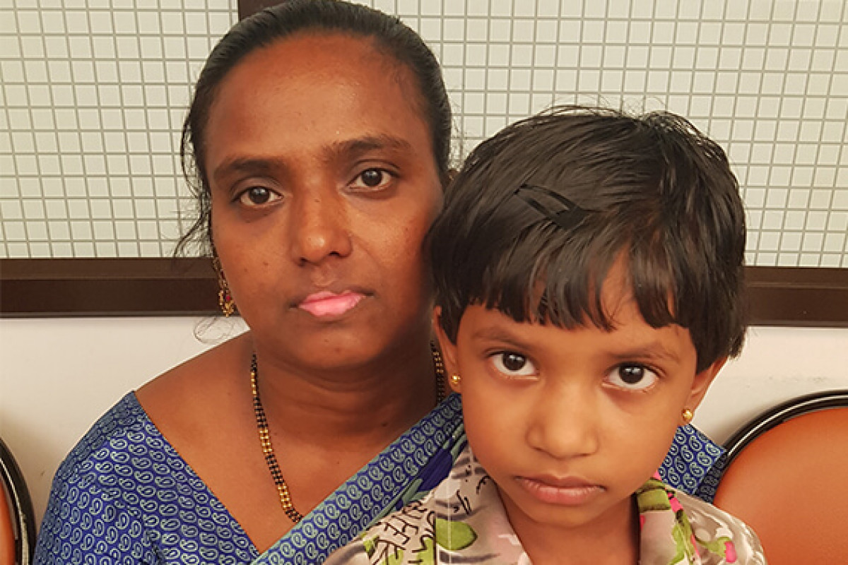 Jecintha, a 7-year-old is suffering from heart disease please help Jecintha in her life fight