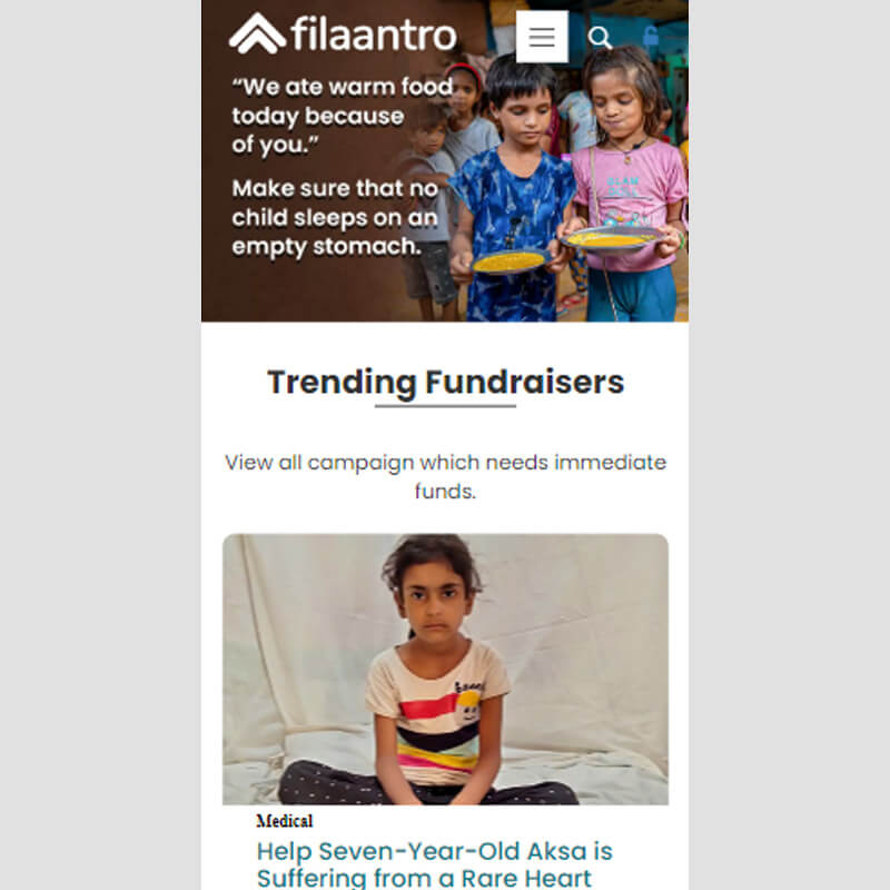 Filaantro Crowdfunding Platform