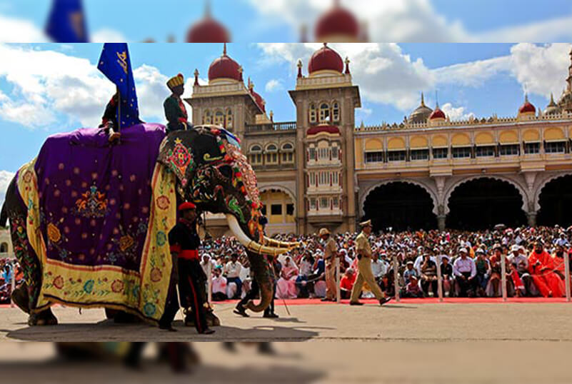 Huge celebration of Dasara in Mysore, Karnataka