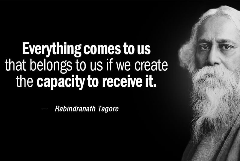 quote from Rabindranath Tagore