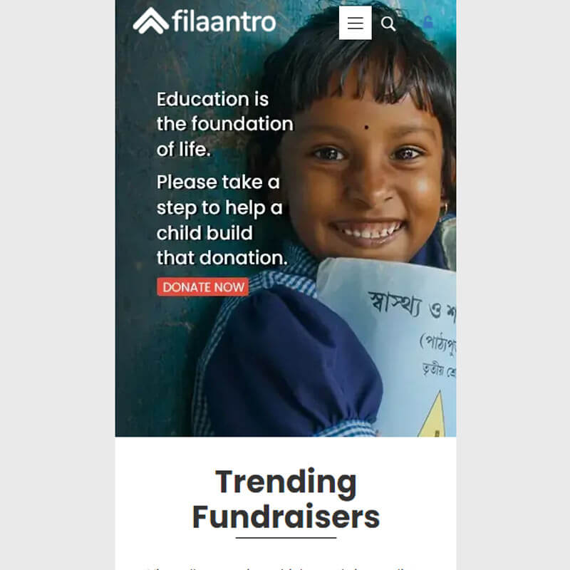  Filaantro crowdfunding website